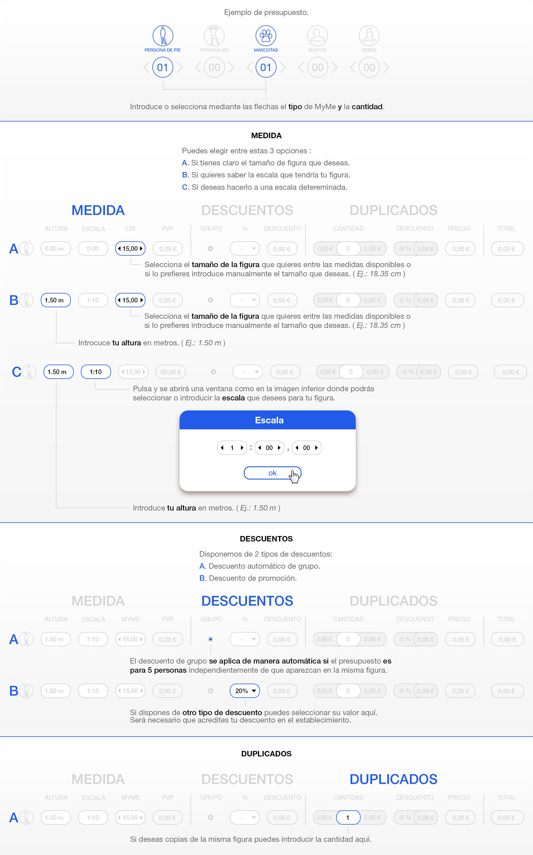 Ayuda presupuesto