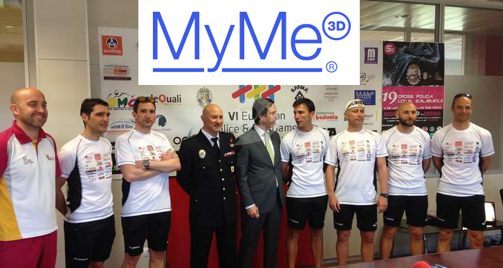 MYME3D CON LA POLICIA LOCAL  EN LOS JUEGOS EUROPEOS