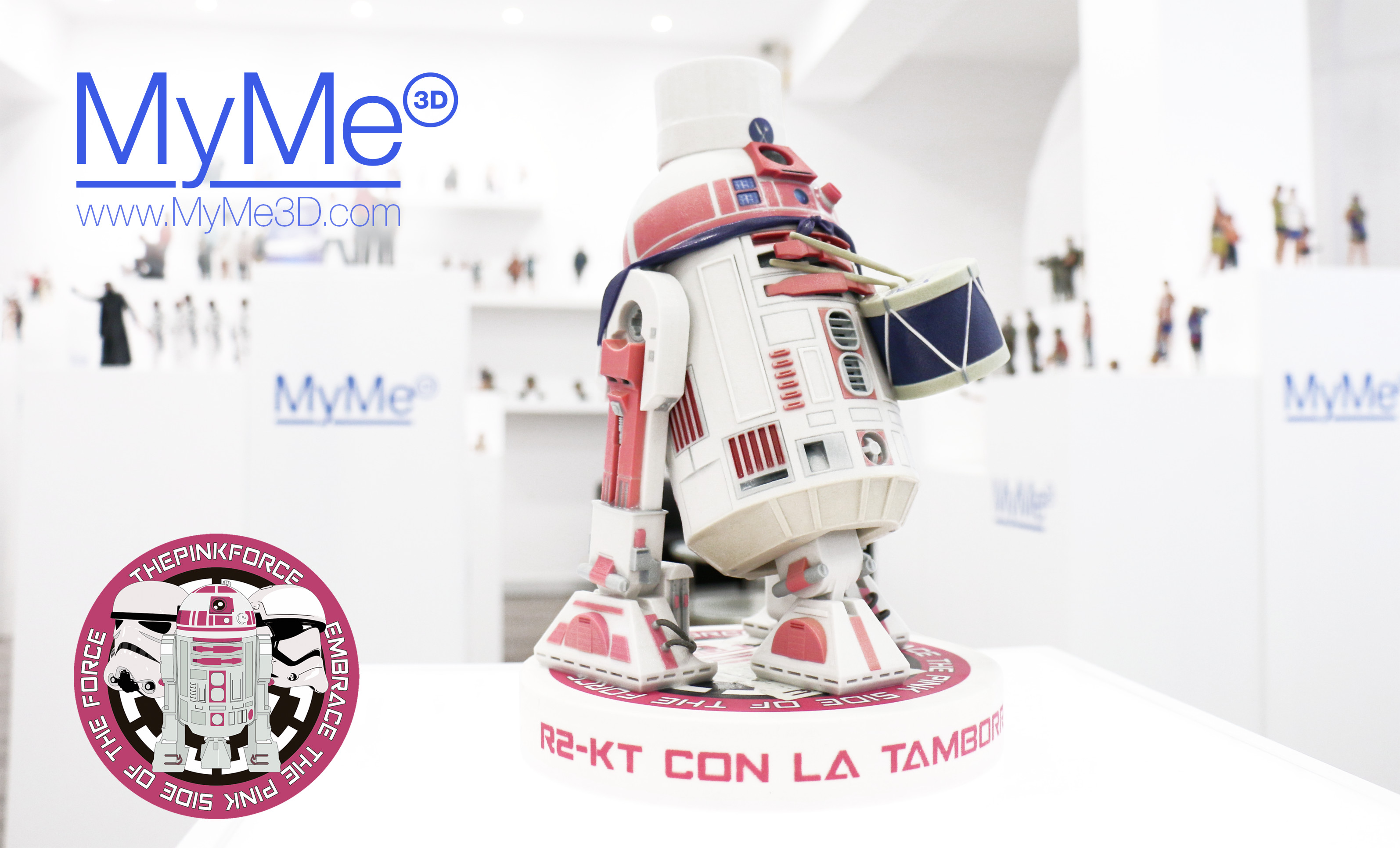 MYME3D COLABORA CON THE PINK FORCE